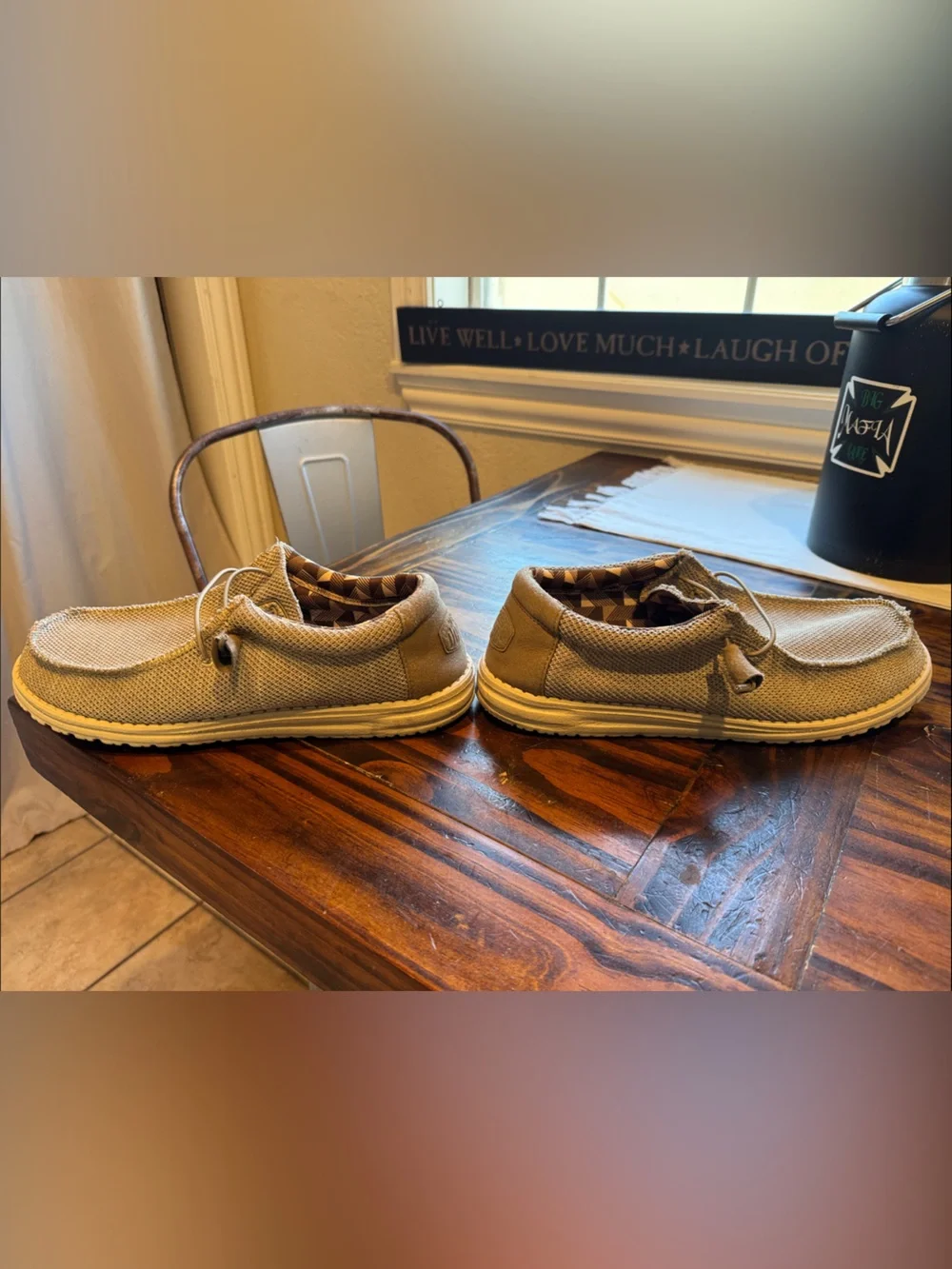 Hey Dude Casual Slip-On Loafers in Tan